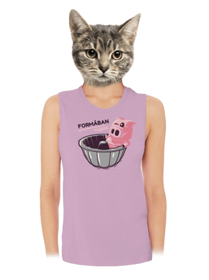 Formában női bővített trikó Lilac