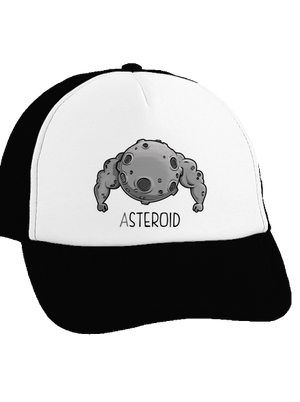 Asteroid teherautós sapka Black cap