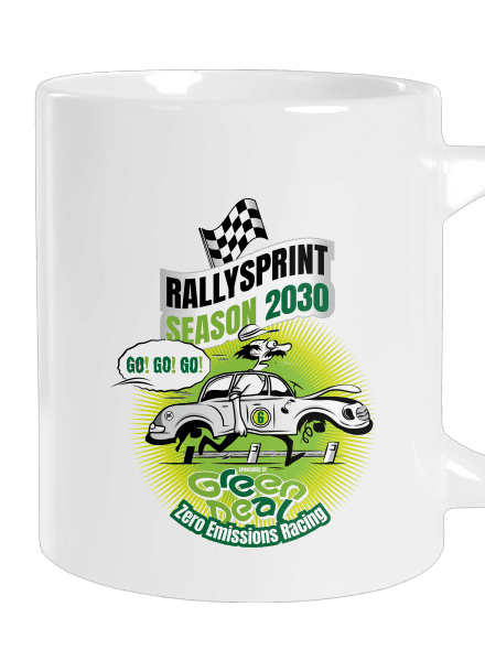 Rallysprint 2030 nagy bögre White