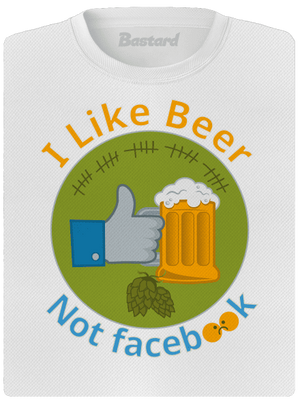 I like beer női sportpóló White