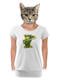 női póló elasztikus alsó szegéllyel