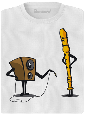 Plug-in jack női sportpóló White