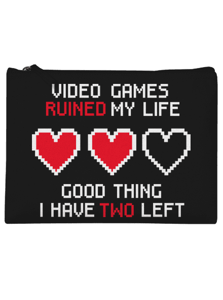 Video games kis táska Black