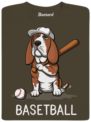 Basetball férfi hosszú ujjú póló Urban Khaki