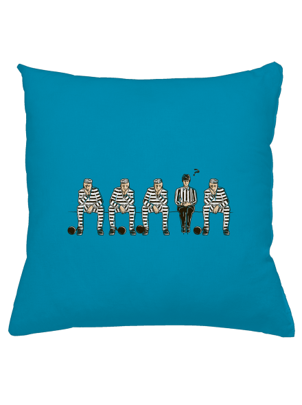 Nem bűnös párna Blue Turquoise