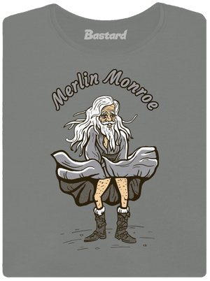 Merlin Monroe	 női póló Dark Gray Melange