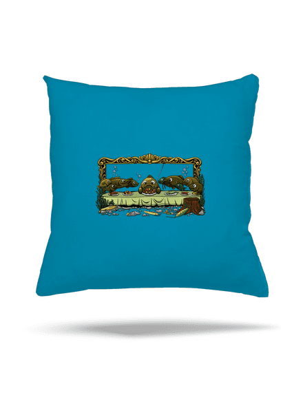 Az utolsó vacsora párna Blue Turquoise
