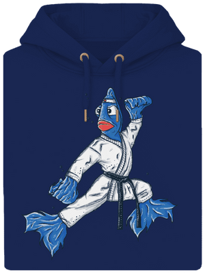  unisex prémium pulóver Navy