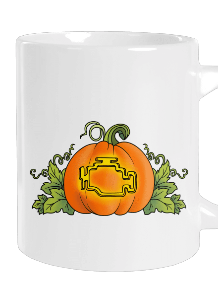 Kísérteties Halloween nagy bögre White
