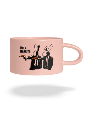 Pulp Rabbits macaron bögre Pink Macaron