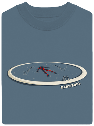 Dead in pool unisex crewneck Nordic Blue