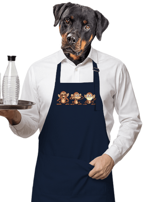 Kis majom kötény Navy