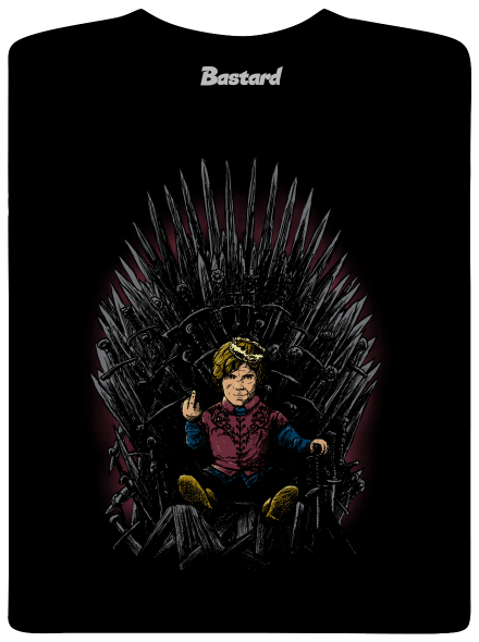 Tyrion a trónon férfi póló Black