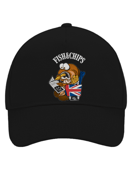 Fish and chips baseballsapka Black