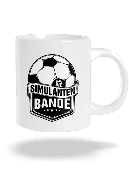 Simulanten bande nagy bögre White