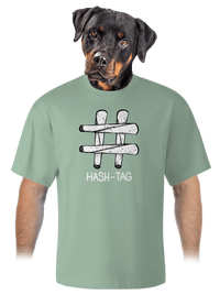 unisex túlméretezett póló