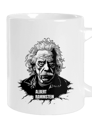 Albert Rammstein nagy bögre White