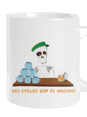 Egy utolsó sör és megyek nagy bögre White