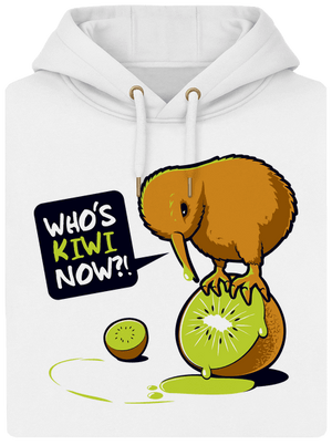 Kivi unisex prémium pulóver Snowwhite