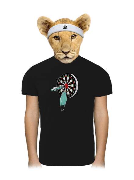 Közbelépés gyerek sport póló Black