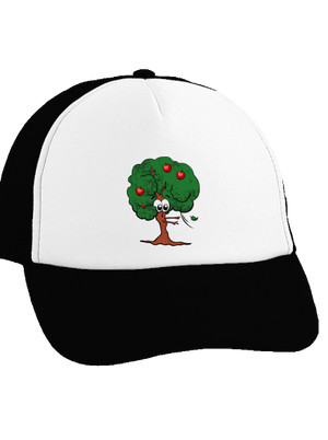 Alma és almafa teherautós sapka Black cap