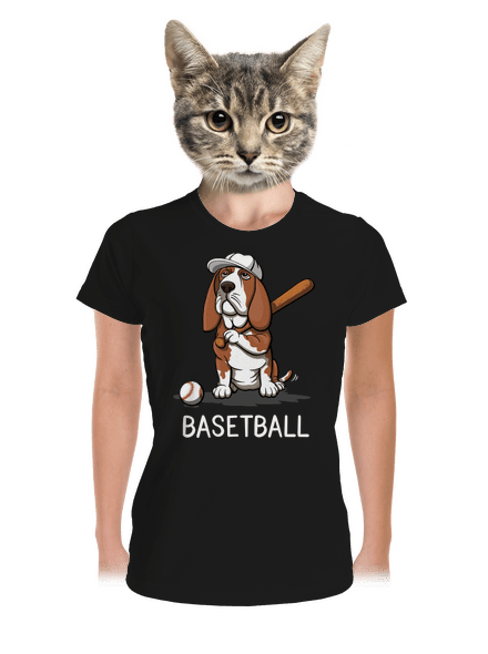 Basetball női sportpóló Black