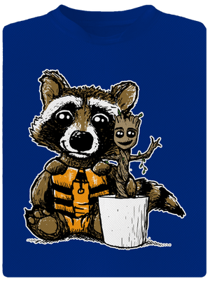 A galaxis őrzői férfi sportpóló Royal Blue Mal