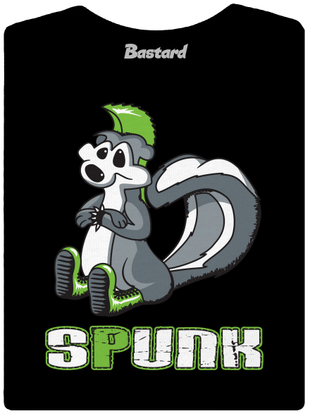 Spunk prémium női póló Black