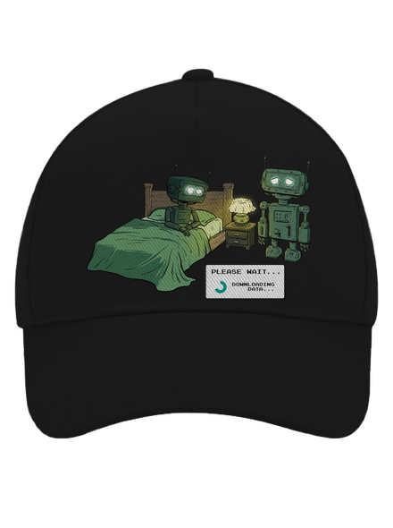 Robot romantika baseballsapka Black