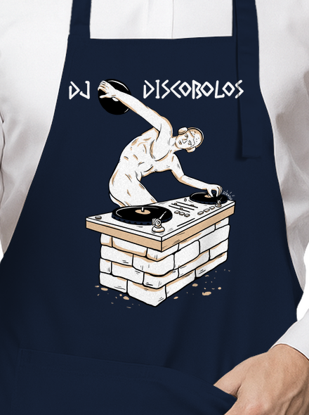 DJ Discobolos kötény Navy