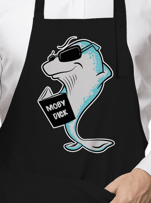 Moby Dick kötény Black