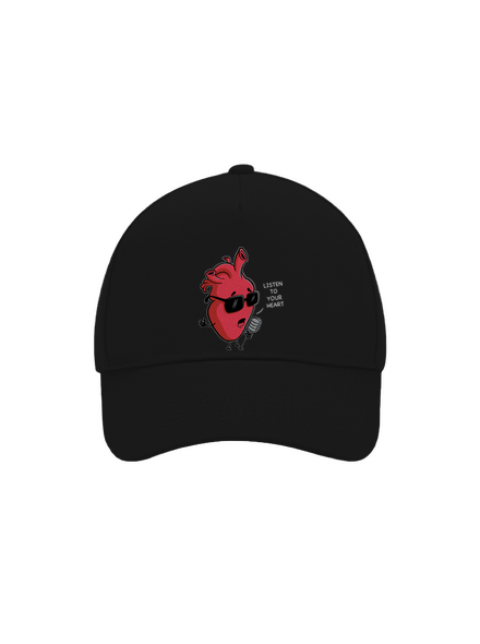 Listen to your heart baseballsapka Black