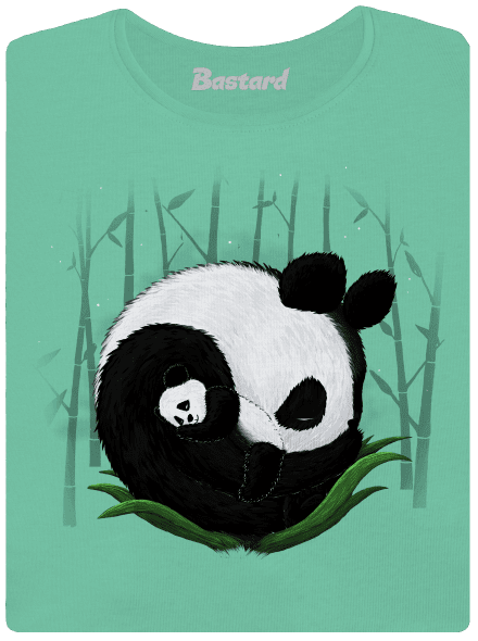 Két alvó panda prémium női póló Mint Mal
