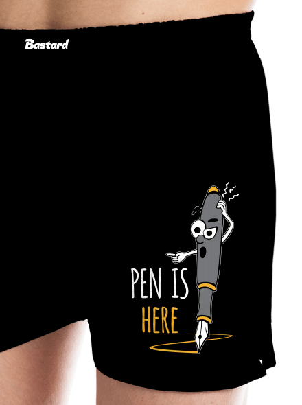 Pen is here férfi alsó nadrág Black