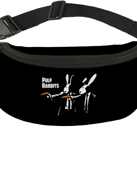Pulp Rabbits övtáska Black