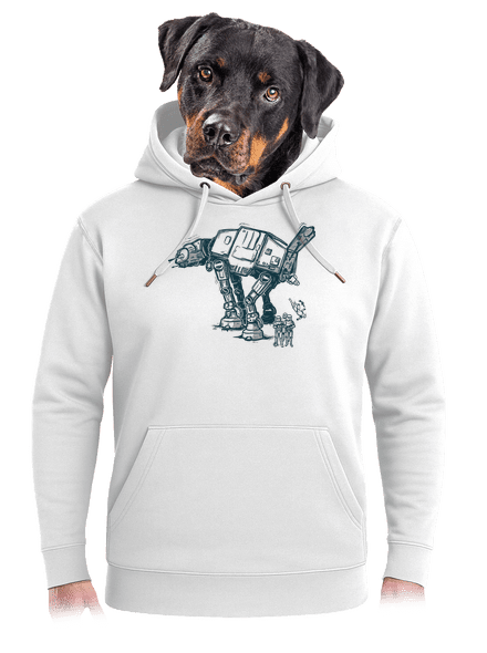 AT-AT unisex prémium pulóver Snowwhite