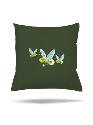 Szentjánosbogár párna Olive Green