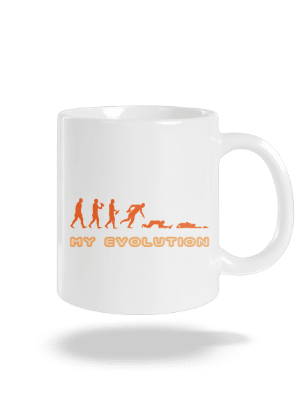 My Evolution hagyományos bögre White