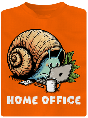 Sneka home office férfi sportpóló Neon Orange