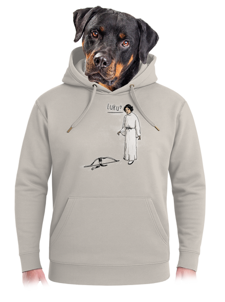 Luke és Leia unisex prémium pulóver Pastel Macchiato