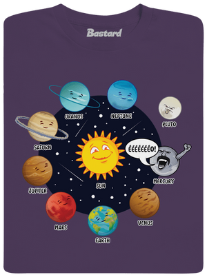 Mercury férfi póló Urban Purple