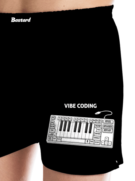 Vibe coding férfi alsó nadrág Black