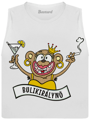 Bulikirálynő női bővített trikó White