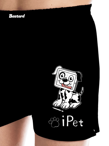 iPet férfi alsó nadrág Black