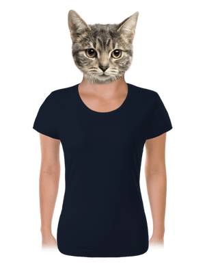 Szuperhős vagyok női póló Navy Mal