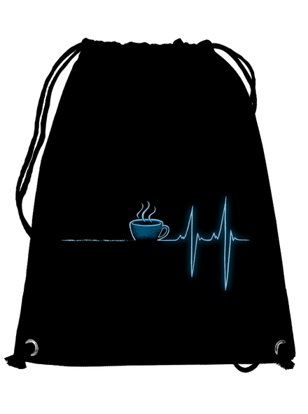 Coffee help hátizsák Black