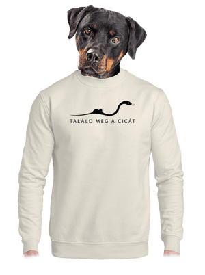 Találd meg a cicát unisex crewneck Off White