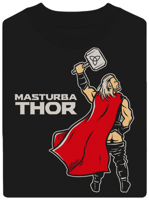 Masturbathor unisex crewneck Black