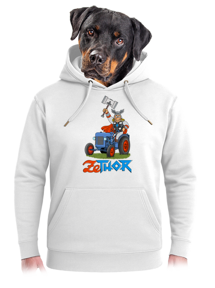 ZeThor unisex prémium pulóver Snowwhite