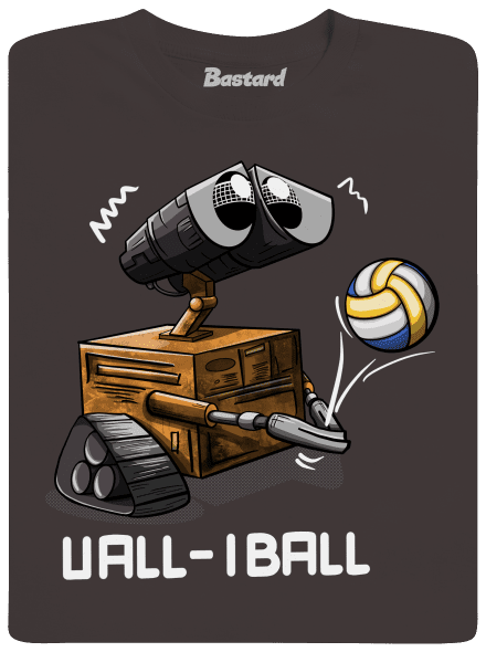 Vall-iball férfi hosszú ujjú póló Bear Brown